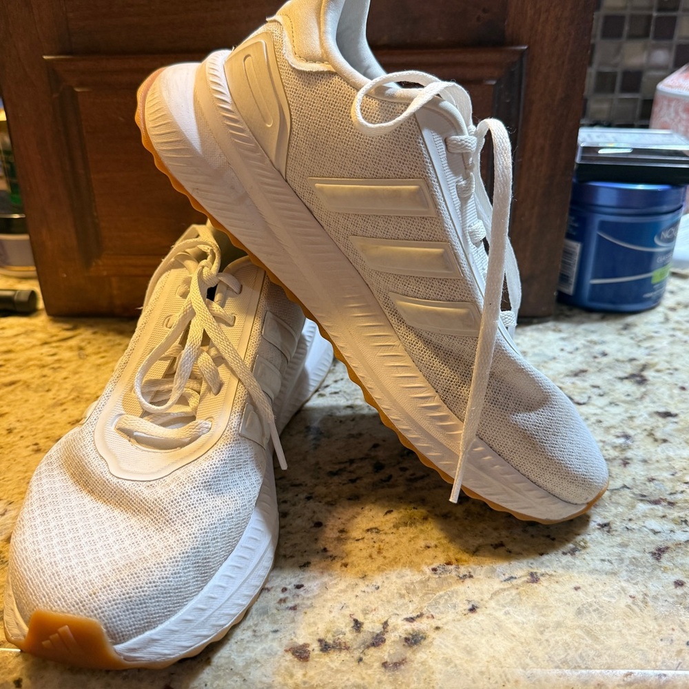 Adidas white sneakers